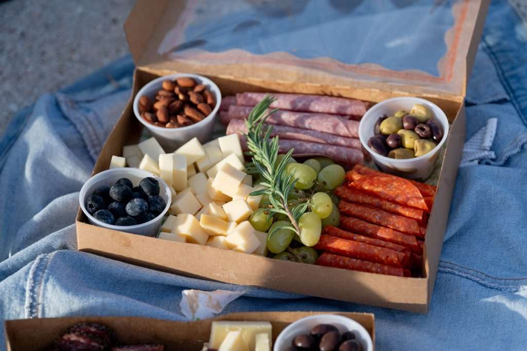 Charcuturie food from Focused visionary retreat